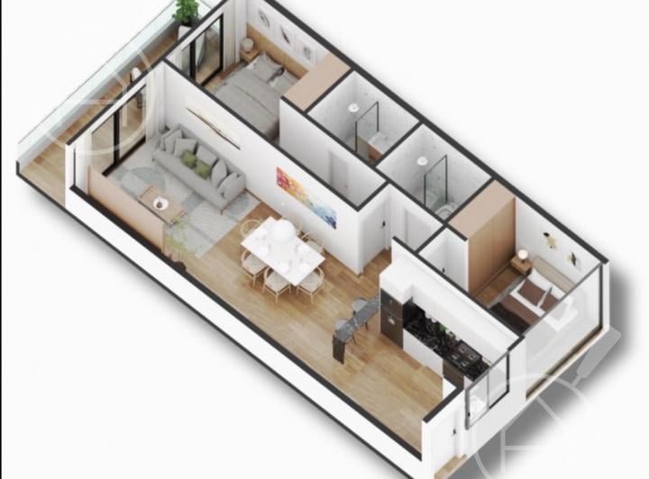 Departamento · 58m² · 3 Ambientes