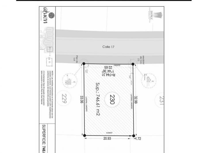 Terreno · 747m²