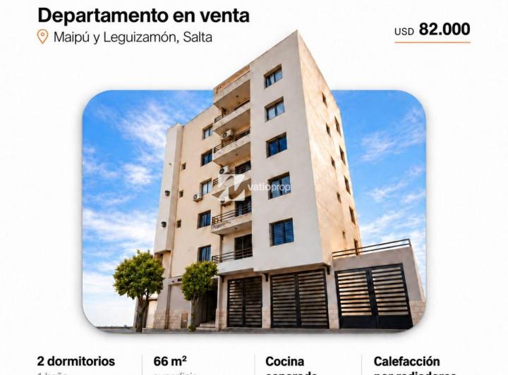 Departamento · 60m² · 6 Ambientes
