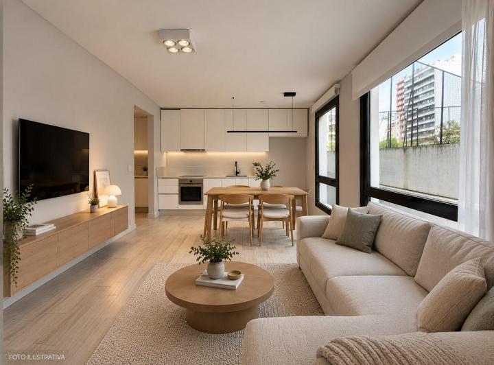 Departamento · 63m² · 3 Ambientes · 1 Cochera