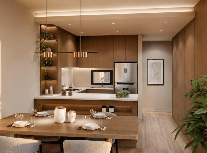 Departamento · 61m² · 2 Ambientes · 1 Cochera