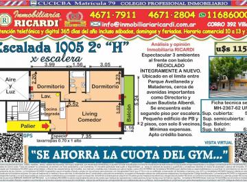 PH · 58m² · 3 Ambientes · Se Ahorra La Cuota del Gym - 3 Amb. Remodelado a Nuevo