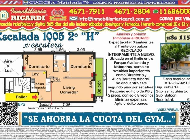 Ph en venta en Mataderos · 3 ambientes