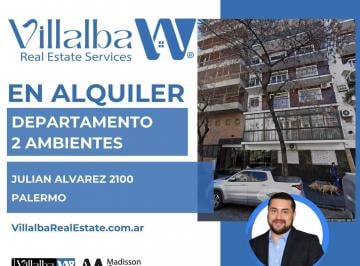 Departamento · 38m² · 2 Ambientes · Departamento en Palermo 2 Ambientes