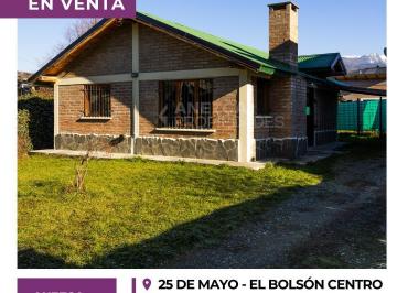 Casa · 130m² · 3 Ambientes · 2 Cocheras · Se Vende Casa 3 Amb. con Dpto 2 Amb. Lote 550 m² - El Bolsón Centro