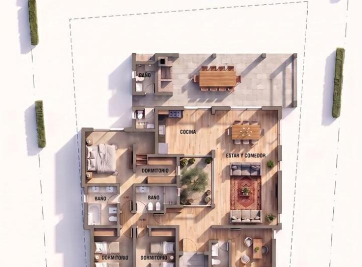 Casa · 185m² · 5 Ambientes · 2 Cocheras