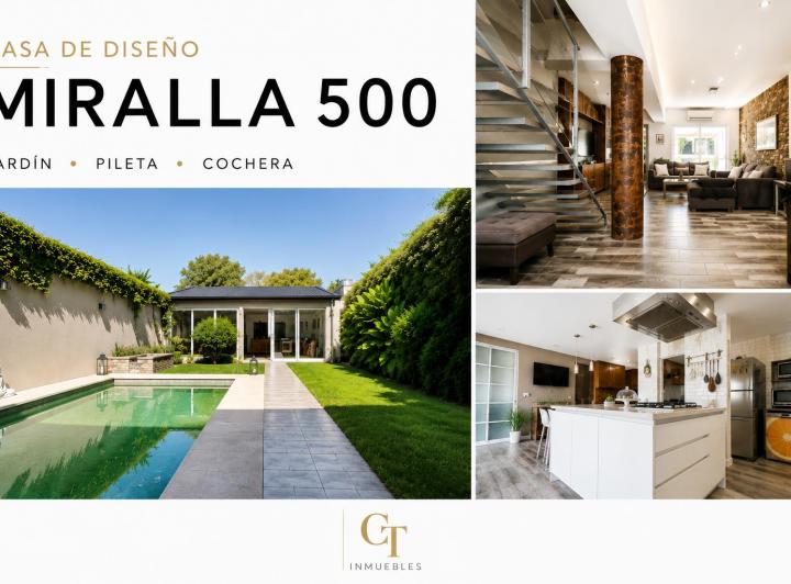 Casa · 285m² · 6 Ambientes · 2 Cocheras