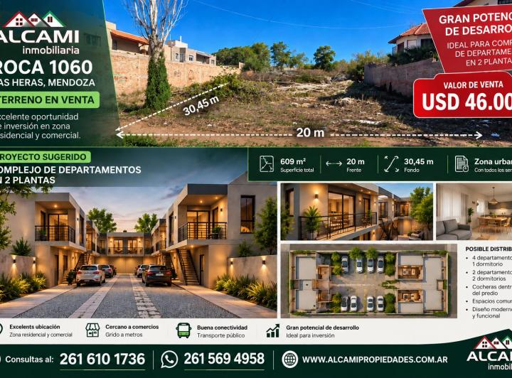 Terreno · 609m²