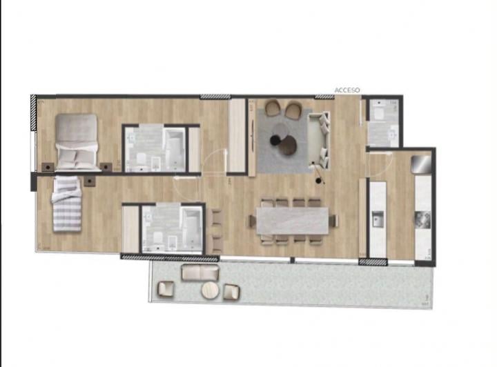 Departamento · 78m² · 3 Ambientes